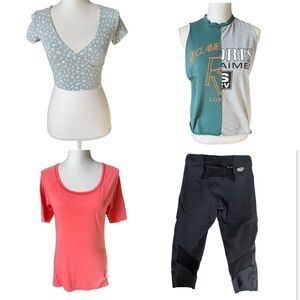Sugoi leggings Columbia shirt women’s activewear workout lot bundle